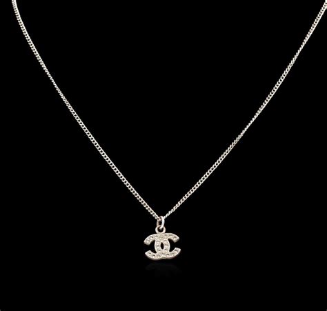 chanel logo necklace men|genuine chanel necklace.